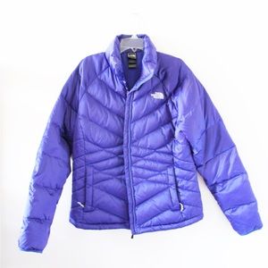 North Face Women’s Purple Puffer Jacket